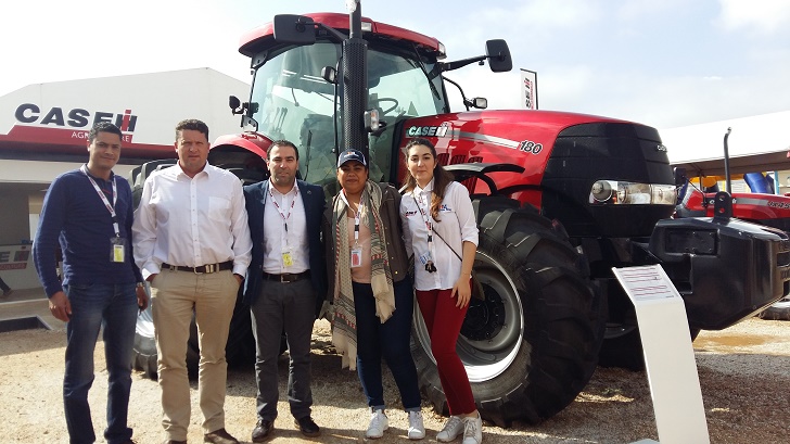 Case IH exhibited its tractor and baler offering at SIAM 2018