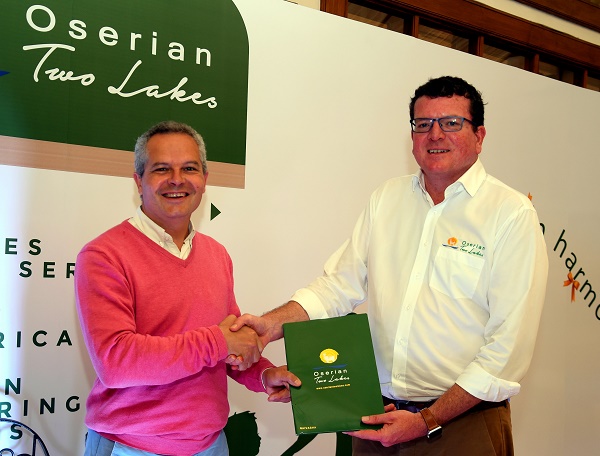 Oserian Two Lakes Flower Park signs new France flower breeder
