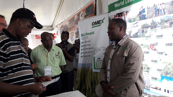 Zambian President visits Omex at Agritech