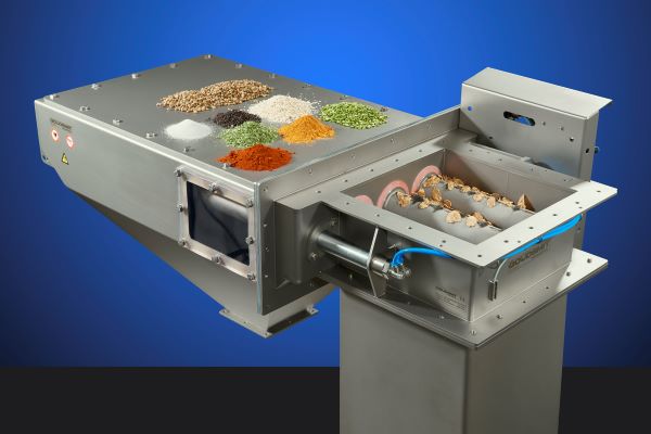Magnet removes metal and stainless steel from powders